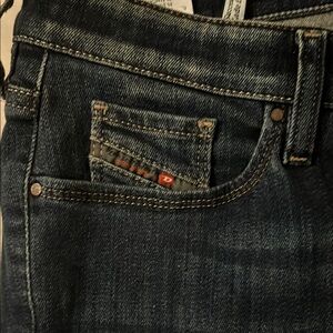Diesel Blue Slim Jeans with Vintage Indigo Wash